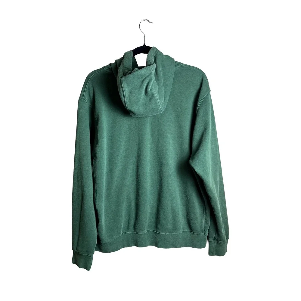 Nike Sportswear Club Fleece Pullover Graphic Hoodie Green Mens Size L
